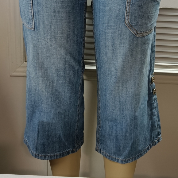 Willi Smith blue jean capris size 6 - Picture 2 of 8